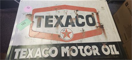 Texaco Metal Sign