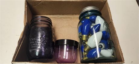 3 Glass Jars