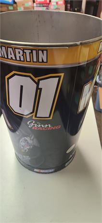 Mark Martin Metal Trash Can