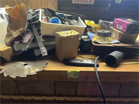 Hardware and Tools Lot, (Tool Box Not Included)