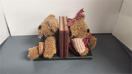 Set Of Bear Book Ends
