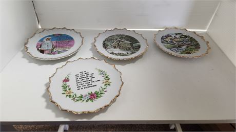 4 Collectable Plates