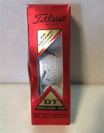 Titleist DT Wound 100 Golf Balls