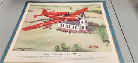 Jet Argosies Airplane Lithographs
