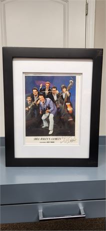 Bill Haley's Comets Framed Autographed Picture