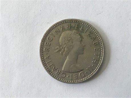 1960 English 1 Shilling