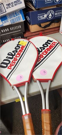 2 Wilson Performance Tennis Rackets