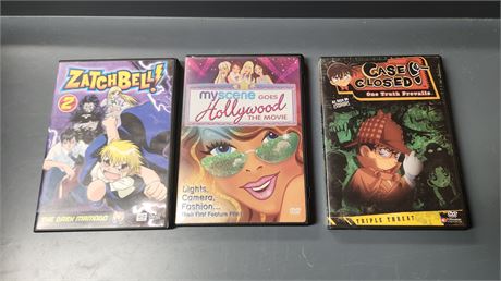 Lot Of 3 DVD's
