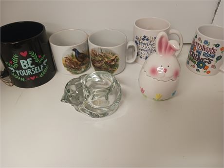 Coffee Cups & Miscellaneous Glassware