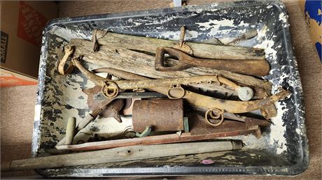 Tub Of Old Barn Finds