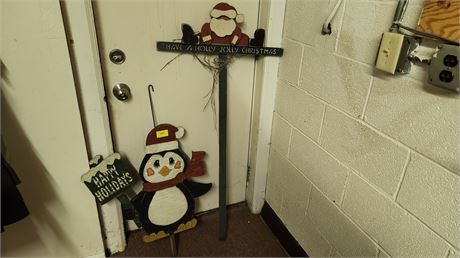 Christmas Wood Yard Decorations