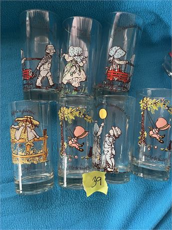 Vintage Hollie Hobby Glasses