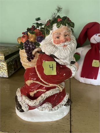 Ceramic Santa Cookie Jar