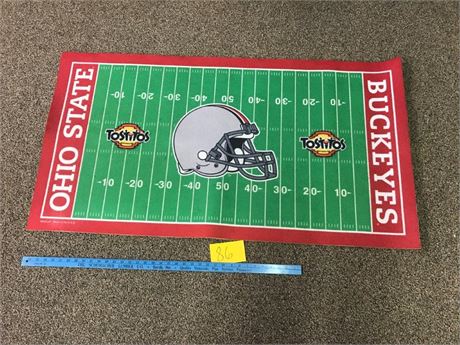 Ohio State Buckeyes & Tostitos Football Rug