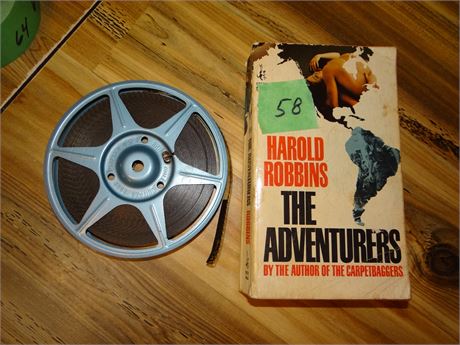 Vintage Book and 8mm Film. Probably adult XXX