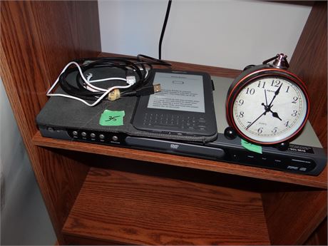 Clock and Kindle