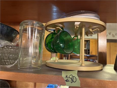 Glassware, Shelf Organizer, Plates Shelf Lot