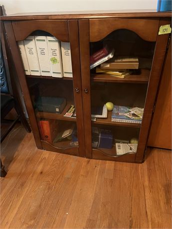 Book Case with Glass Door