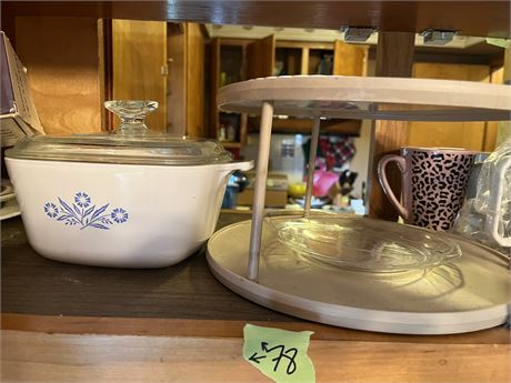 Casserole Dish, Shelf Organizer, Plates
