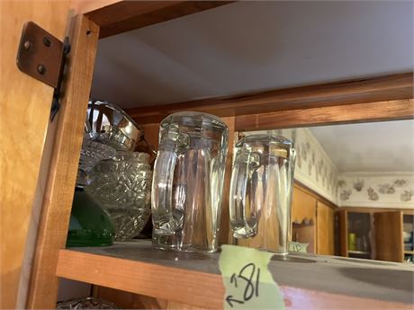 Glassware, Shelf Lot