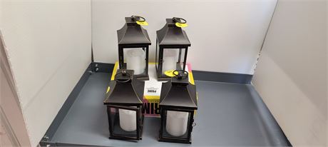 4 LED Battery Operated Small Lanterns