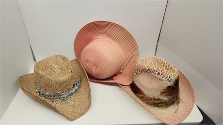 Lot Of 3 Hats
