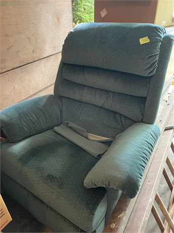Fabric Chair Blue Green