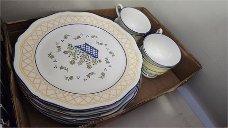 Lot Of Plates & Cups