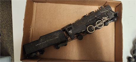 American Flyer 302 AC Train Engine & Car