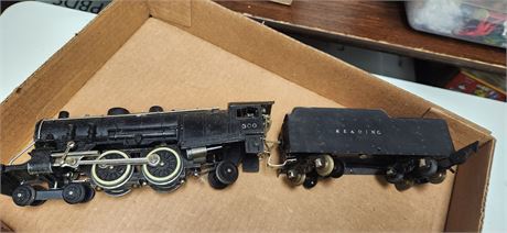 American Flyer 300 Train Engine & Car