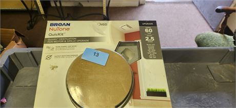 Broan Nutone Quick Kit Ventilation Fan Motor & Grill Upgrade