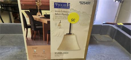 Progress Lighting Bronze Mini Pendulum Light
