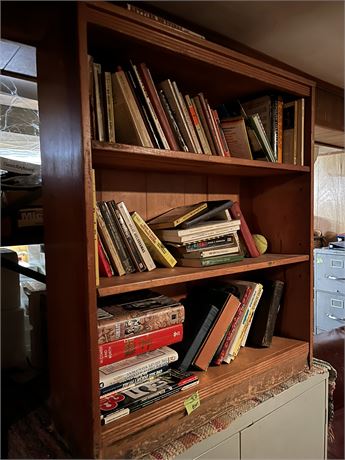 Book Case and Books