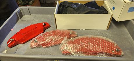 19/20 Inch Caliper Cover. 2021-2023 Car Type: Model Y    Color:Red