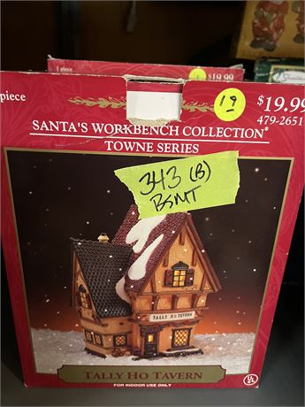 Christmas Villages, Santa's Workbench Collection, Lot (3)