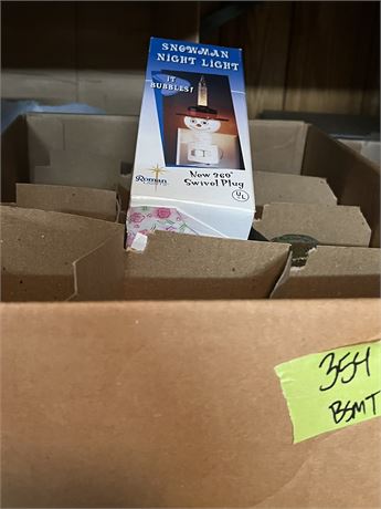 Christmas Villages, Decor Box Lot