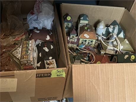 Christmas Villages Box Lots