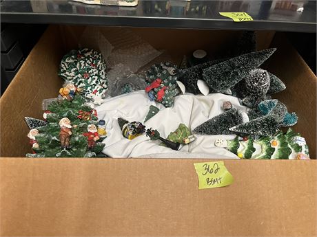 Christmas Villages Trees and Decor Accessories