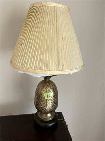 Brass Pineapple Lamp