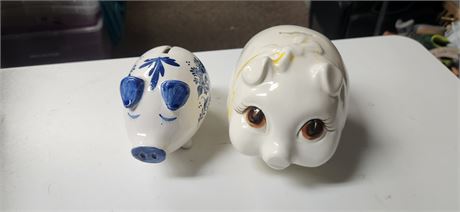 2 Small Piggy Banks