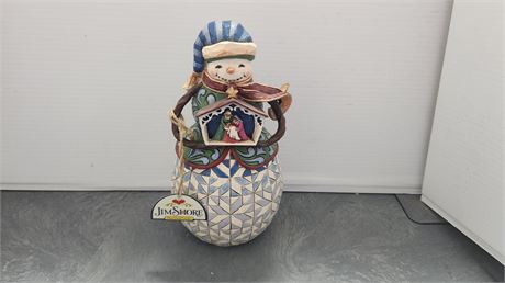 Jim Shore Snowman Statue