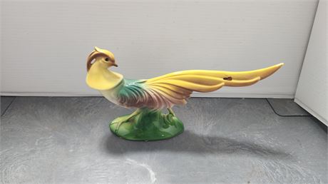 Pheasant Statue. Has Chip On Head Will Need Repaired