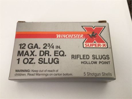 Winchester 12 Gauge Slugs