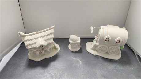 3 Dept. 56 Collectible Statues