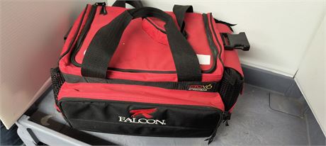 Soft side tackle box with trays