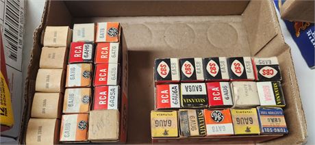 Lot Of Various Tubes