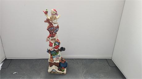 Jim Shore Piled High With Holiday Spirit Statue