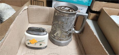 Mug and desk lighter