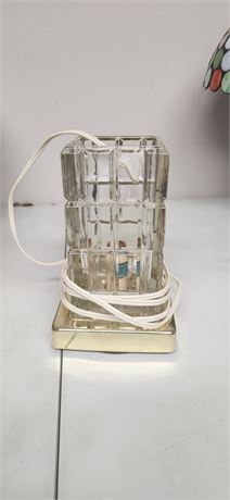 Small Heavy Glass Lamp