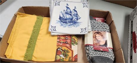 Socks and linens